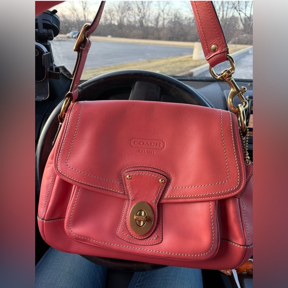 Vintage Coach Legacy Rare Excellent Condition Larger Size Shoulder bag #12854 - Picture 4 of 10